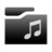 Black MusicFolder Icon